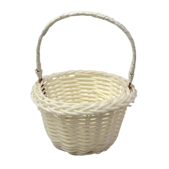 Small Wall-Mounted Kitchen Storage Basket, Hanging Storage Wicker Baskets Wall Mounted Woven Hanging Basket Wicker Small Basket with Handle Wicker Basket with Handle Small Basket Organizer Brown Wedding Flower Basket.