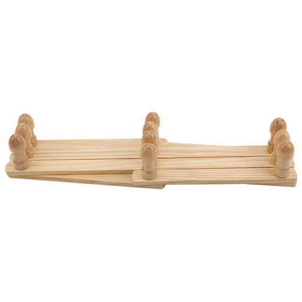LGCASL, Telescopic Folding Coat Rack Wall Wooden Coat Rack for Hat Cap Belt Umbrella Drying Rack on the Wall, Telescopic Folding Wall-Mounted Coat Rack Telescopic folding wall-mounted coat rack Beige.