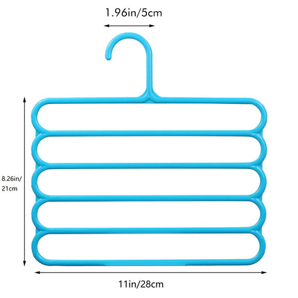 LGCASL, Pants Hanger5 Tier Hanger Non Slip Clothes Hanger for Closet Organizer Space Saving Hangers for Pants Jeans Scarf Trouser Tie Towel Clothes, Multifunctional Trouser Rack Multifunctional trouser rack White.