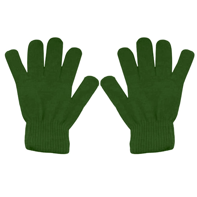 LGCASL Clearance! Winter Gloves Warm Strecty Knit Gloves for Men Women- Dark Gray One Size Bronze.