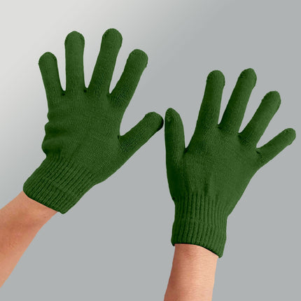 LGCASL Clearance! Winter Gloves Warm Strecty Knit Gloves for Men Women- Dark Gray One Size Bronze.