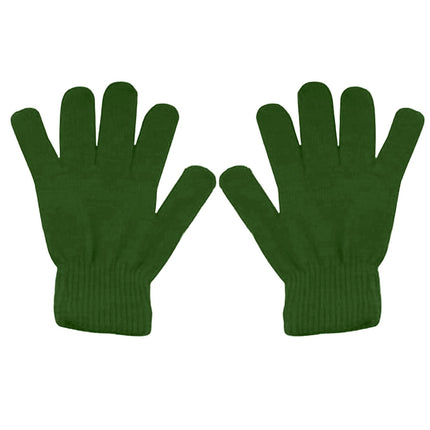 LGCASL Clearance! Winter Gloves Warm Strecty Knit Gloves for Men Women- Dark Gray One Size Bronze.