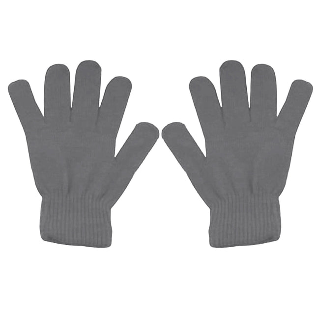 LGCASL Clearance! Winter Gloves Warm Strecty Knit Gloves for Men Women- Dark Gray One Size Light Ashy.