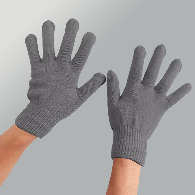 LGCASL Clearance! Winter Gloves Warm Strecty Knit Gloves for Men Women- Dark Gray One Size Light Ashy.
