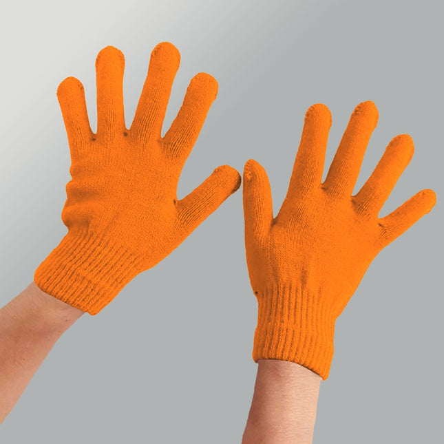 LGCASL Clearance! Winter Gloves Warm Strecty Knit Gloves for Men Women- Dark Gray One Size Orange.