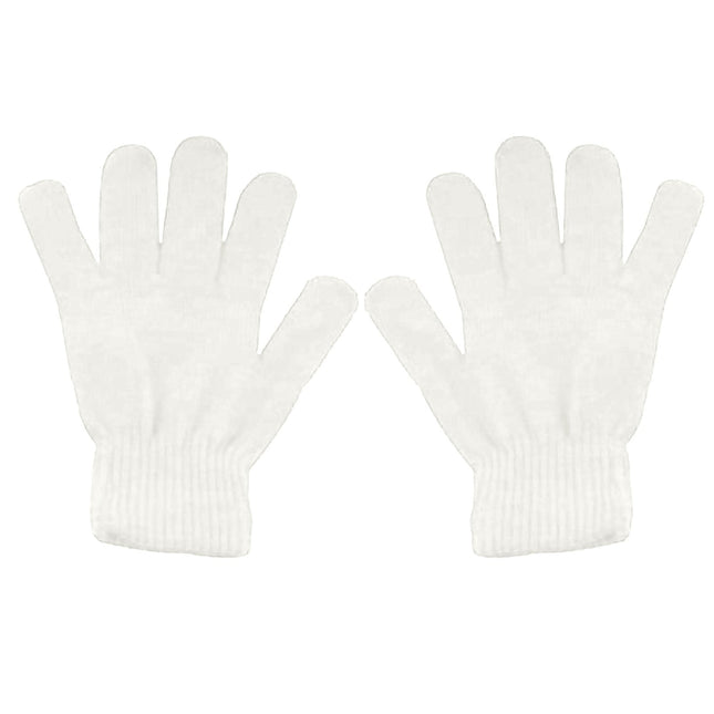 LGCASL Clearance! Winter Gloves Warm Strecty Knit Gloves for Men Women- Dark Gray One Size White.