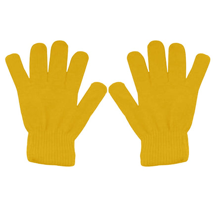 LGCASL Clearance! Winter Gloves Warm Strecty Knit Gloves for Men Women- Dark Gray One Size Yellow.