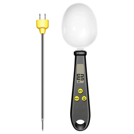 LGCASL Clearance! 2 in 1 Electronic Kitchen Scale 2 in 1 Electronic Kitchen Scale Lcd Digital Measuring Flour Digital Spoon Scale Kitchen Tool Forfood- White One Size Black.