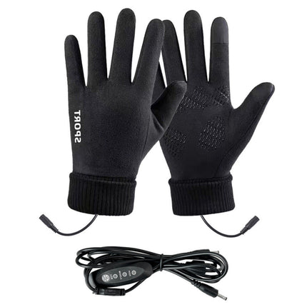 LGCASL Clearance! Heated Gloves Heated Gloves for Men Women with 3 Heat Settings Touchscreen Warming Gloves for Climbing Hiking Cycling Camping- Grey 26 Navy.