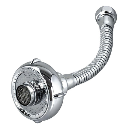 LGCASL Shaped 360° Swivel Kitchen Faucet Extender Anti Function Kitchen Faucet Sprayer Attachment Large Diameter Shower Head Water Saving 8 Inch 20 6 6cm Silver.
