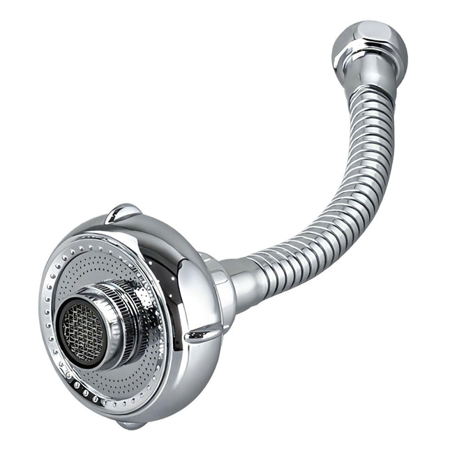 LGCASL Shaped 360° Swivel Kitchen Faucet Extender Anti Function Kitchen Faucet Sprayer Attachment Large Diameter Shower Head Water Saving 8 Inch 20 6 6cm Silver.