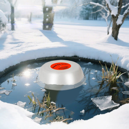 LGCASL Clearance! 1000W Floating Pond Heater Thermostatic Outdoor Fish Pond De Icer with Auto Heating & Shut Off Function Aluminum Tank Water Heater Deicer with 10Ft Power Cor- One Size A.