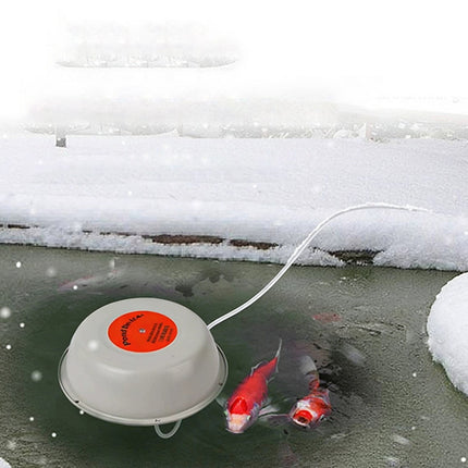 LGCASL Clearance! 1000W Floating Pond Heater Thermostatic Outdoor Fish Pond De Icer with Auto Heating & Shut Off Function Aluminum Tank Water Heater Deicer with 10Ft Power Cor- A One Size B.