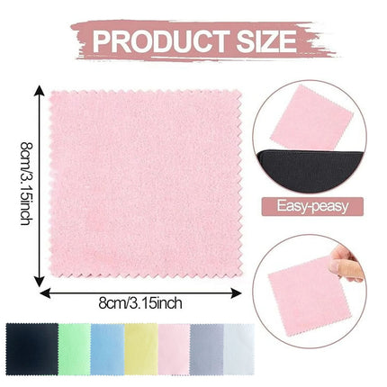 LGCASL Clearance! Polishing Cloths Pack for Silver Gold Brass and Copper Jewellery Polishing Cloths to Keep The of Your Jewellery- H One Size D.