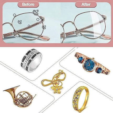 LGCASL Clearance! Polishing Cloths Pack for Silver Gold Brass and Copper Jewellery Polishing Cloths to Keep The of Your Jewellery- H One Size D.