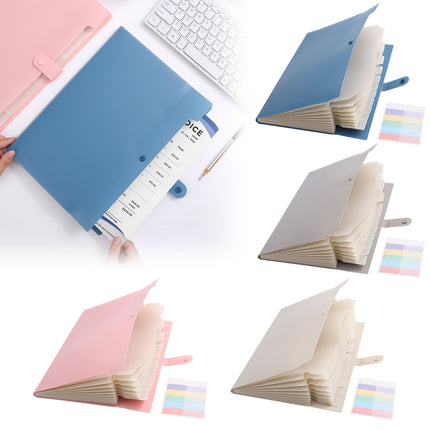 LGCASL Expanding File Organizer with 8/12 Pockets Accordion File Folders with Labels Portable Document Paper Bill Receipt Organizer Home College Schǒ-ǒl Letter Size eight A.