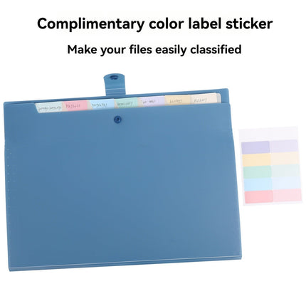 LGCASL Expanding File Organizer with 8/12 Pockets Accordion File Folders with Labels Portable Document Paper Bill Receipt Organizer Home College Schǒ-ǒl Letter Size eight A.
