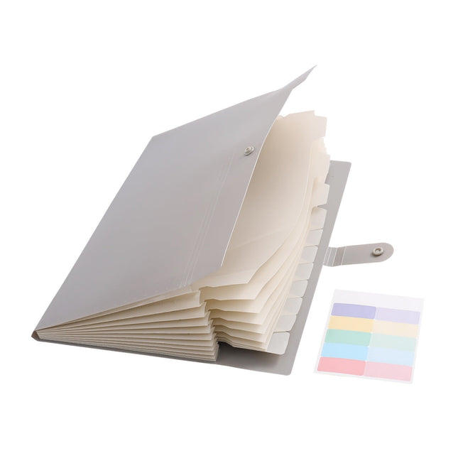 LGCASL Expanding File Organizer with 8/12 Pockets Accordion File Folders with Labels Portable Document Paper Bill Receipt Organizer Home College Schǒ-ǒl Letter Size eight D.