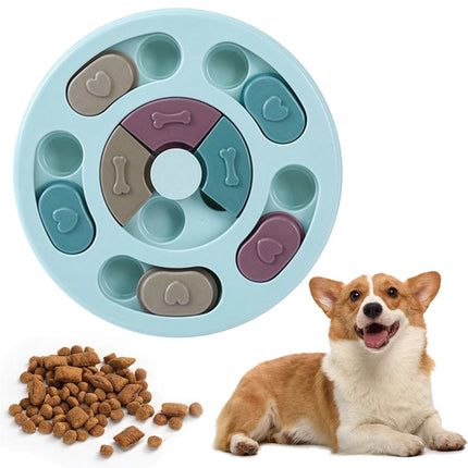 LGCASL Dog Brain-Boosting Food Feeder (Green), Dog Puzzles Dogs Foodes Puzzle Feeder Toys for Iq Training & Mental Enrichment Dog Puzzle, Green Blue.
