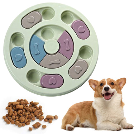 LGCASL Dog Brain-Boosting Food Feeder (Green), Dog Puzzles Dogs Foodes Puzzle Feeder Toys for Iq Training & Mental Enrichment Dog Puzzle Green.