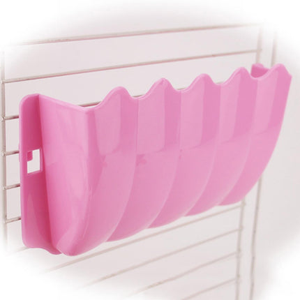 LGCASL Hanging Hay Dispenser for Pet Rabbits, Rabbit Feeder Small Animal Hay Bowl Hay Holder Large Capacity Feeder for Bunny Pig Light Blue.