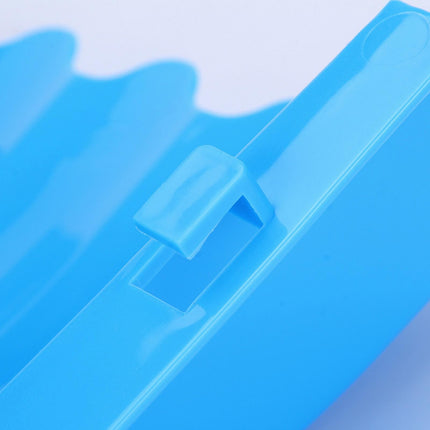 LGCASL Hanging Hay Dispenser for Pet Rabbits, Rabbit Feeder Small Animal Hay Bowl Hay Holder Large Capacity Feeder for Bunny Pig Light Blue.