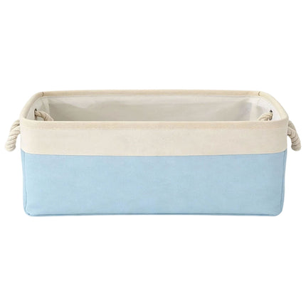 LGCASL Fabric Storage Box, Fabric Storage Box, Storage Basket with Handles and for Clothes Shelves Closet Wardrobe Home Wear and Reinforced, Light Gray S(12.2×5.1×8.2Inch) S(12.2×5.1×8.2inch) Light gray.