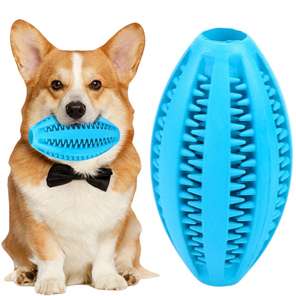 LGCASL Pet Toy Ball Dog Puzzle Toy 1 Pack Interactive Dog Toys for Dispensing Puppy Toys for Teething Puppy for Teeth/Slow Feeder/Iq Training/Playing, Yellow Sky Blue.