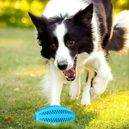 LGCASL Pet Toy Ball Dog Puzzle Toy 1 Pack Interactive Dog Toys for Dispensing Puppy Toys for Teething Puppy for Teeth/Slow Feeder/Iq Training/Playing, Yellow Sky Blue.