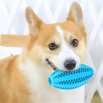 LGCASL Pet Toy Ball Dog Puzzle Toy 1 Pack Interactive Dog Toys for Dispensing Puppy Toys for Teething Puppy for Teeth/Slow Feeder/Iq Training/Playing, Yellow Sky Blue.