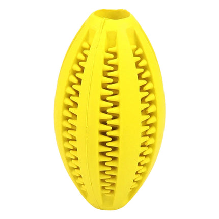 LGCASL Pet Toy Ball Dog Puzzle Toy 1 Pack Interactive Dog Toys for Dispensing Puppy Toys for Teething Puppy for Teeth/Slow Feeder/Iq Training/Playing Yellow.