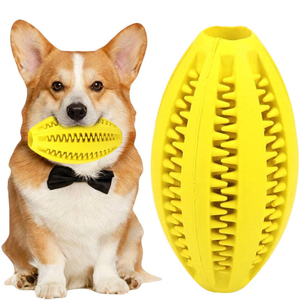 LGCASL Pet Toy Ball Dog Puzzle Toy 1 Pack Interactive Dog Toys for Dispensing Puppy Toys for Teething Puppy for Teeth/Slow Feeder/Iq Training/Playing Yellow.