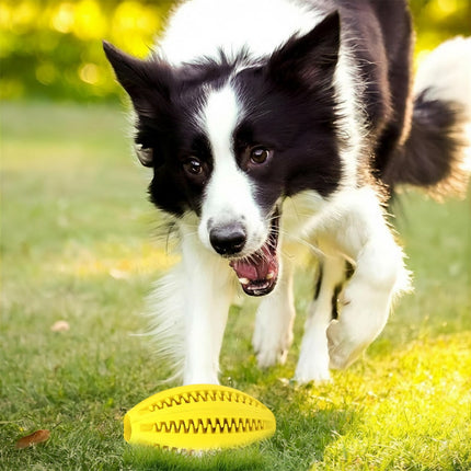 LGCASL Pet Toy Ball Dog Puzzle Toy 1 Pack Interactive Dog Toys for Dispensing Puppy Toys for Teething Puppy for Teeth/Slow Feeder/Iq Training/Playing Yellow.