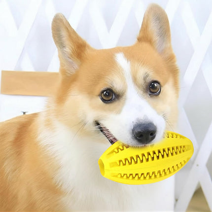 LGCASL Pet Toy Ball Dog Puzzle Toy 1 Pack Interactive Dog Toys for Dispensing Puppy Toys for Teething Puppy for Teeth/Slow Feeder/Iq Training/Playing Yellow.