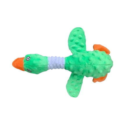 LGCASL Pink Duck Chew Toy Dog Toys for Aggressive Chewers 2026 New Dog Toys Calming Toy for Dogs Indestructible Toy with in Squeaker for Boredom Yellow Dog Plush for Dogs, Pink Green.