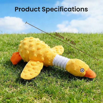 LGCASL Pink Duck Chew Toy Dog Toys for Aggressive Chewers 2026 New Dog Toys Calming Toy for Dogs Indestructible Toy with in Squeaker for Boredom Yellow Dog Plush for Dogs, Pink Green.