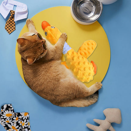 LGCASL Pink Duck Chew Toy Dog Toys for Aggressive Chewers 2026 New Dog Toys Calming Toy for Dogs Indestructible Toy with in Squeaker for Boredom Yellow Dog Plush for Dogs, Pink Green.