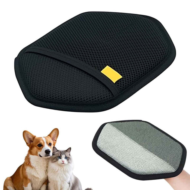 Pet Static Electricity Hair Removal Gloves Pet Remover 2026 New Electrostatic Pet Removal Gloves for Dogs Thickened Brush Reusable Washable Pet Remover Glove Tool for Furniture Couch Car, Blue Black.