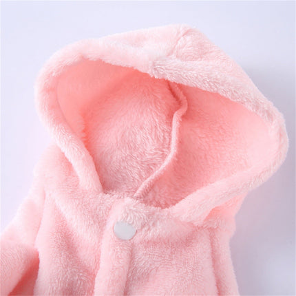 LGCASL Pet Bathrobes, Pajamas Clearance! Dog Cat Bathrobe Pet Clothes Hotel Bath Towel Pet Bathrobe Nightgown Pajamas (Army Green, L) M Pink.