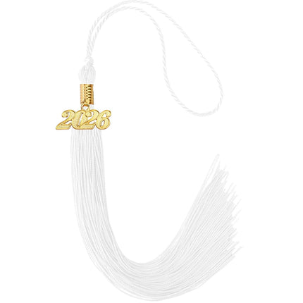 LGCASL 2026 Tassel Graduation, White Graduation Tassel, Tassel Charms for Graduations Cap Decorations, Tassels Memorial Grad Cords Class of 2026 High School Graduate Hat Ceremonies Accessories 1pc 2026 Graduation Season Hat Tassel Pendant Red.