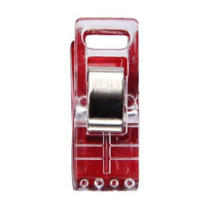 WQQZJJ Office Supplies 50 PCS Clear Sewing Craft Quilt Binding Plastic Clips Clamps Pack RD Up To 40% Off Home on Clearance.