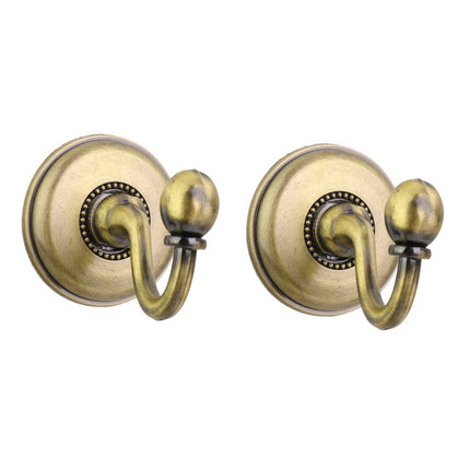 WQQZJJ Organization And Storage 2x Metal Curtain Holdback Wall Tie Back Hooks Hanger Holder Window Curtain Hooks On Clearance Khaki.