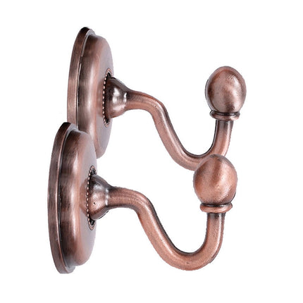 WQQZJJ Organization And Storage 2x Metal Curtain Holdback Wall Tie Back Hooks Hanger Holder Window Curtain Hooks On Clearance Rose Gold.
