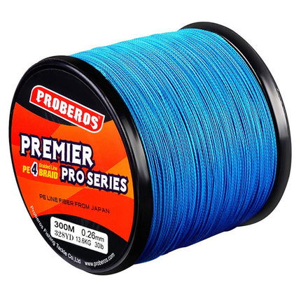 WQQZJJ Outdoor Fun Gifts Super Strong Abrasion Resistant PE braid Fishing Line 4 Strands 300M 30LB on Clearance D.