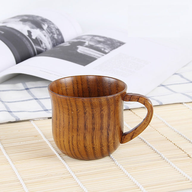 JWDX Glass and Bottle Clearance! Solid Wood Retro Wooden Coffee Cup Restaurant Insulation Wooden Cup Tea Cup Jujube Wooden Cup, Kitchen Cups Promotion Include 1 Pc Cup I.
