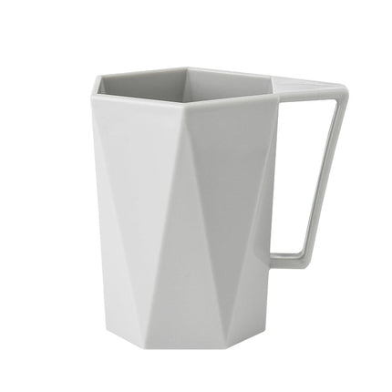 JWDX Glass and Bottle Clearance! Novelty Cup Personality Milk Juice Lemon Mug Coffee Tea Reusable Plastic Cup, Kitchen Cups Promotion Include 1Pc Creative Geometric Washing Cup Grey.