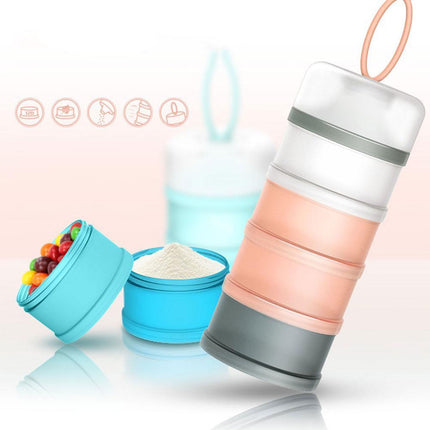 Clearance! JWDX Home Decoration, Milk Powder Box, Milk Food Formulas Storage Containers Bottle Dispensers Baby 4 Decoration & Hangs Blue.