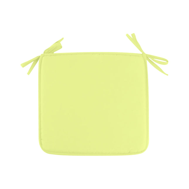 Clearance! JWDX Cushion, Dining Chair Cushion, Clearance Square Strap Garden Chair Pads Seat Cushion for Outdoor Bistros Stool Patio Dining Room Yellow.