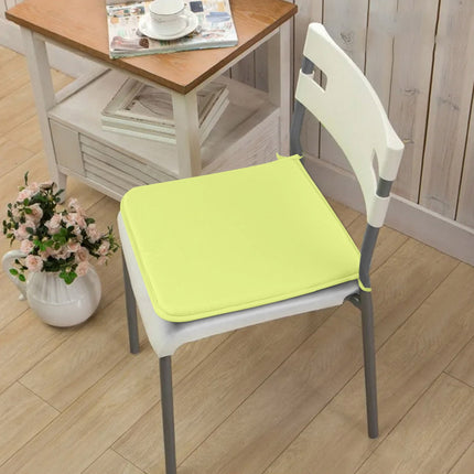 Clearance! JWDX Cushion, Dining Chair Cushion, Clearance Square Strap Garden Chair Pads Seat Cushion for Outdoor Bistros Stool Patio Dining Room Yellow.