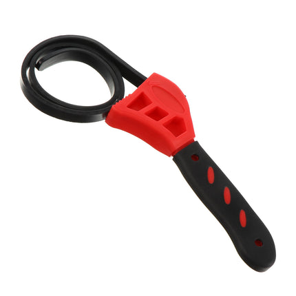 1pc Multifunctional Adjustable Rubber Strap Belt Wrench Universal Bottle Opener.